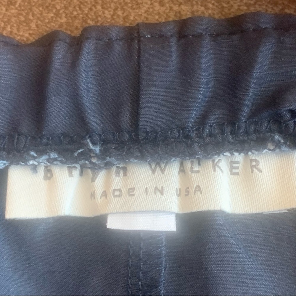 BRYN WALKER Wide Leg Pull On Dark Blue Capri Pants Size Small - Picture 2 of 16